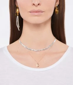Pamela Love Collier Chevrons Fin Argent -COLLIERS Shop pamel look20211207 96
