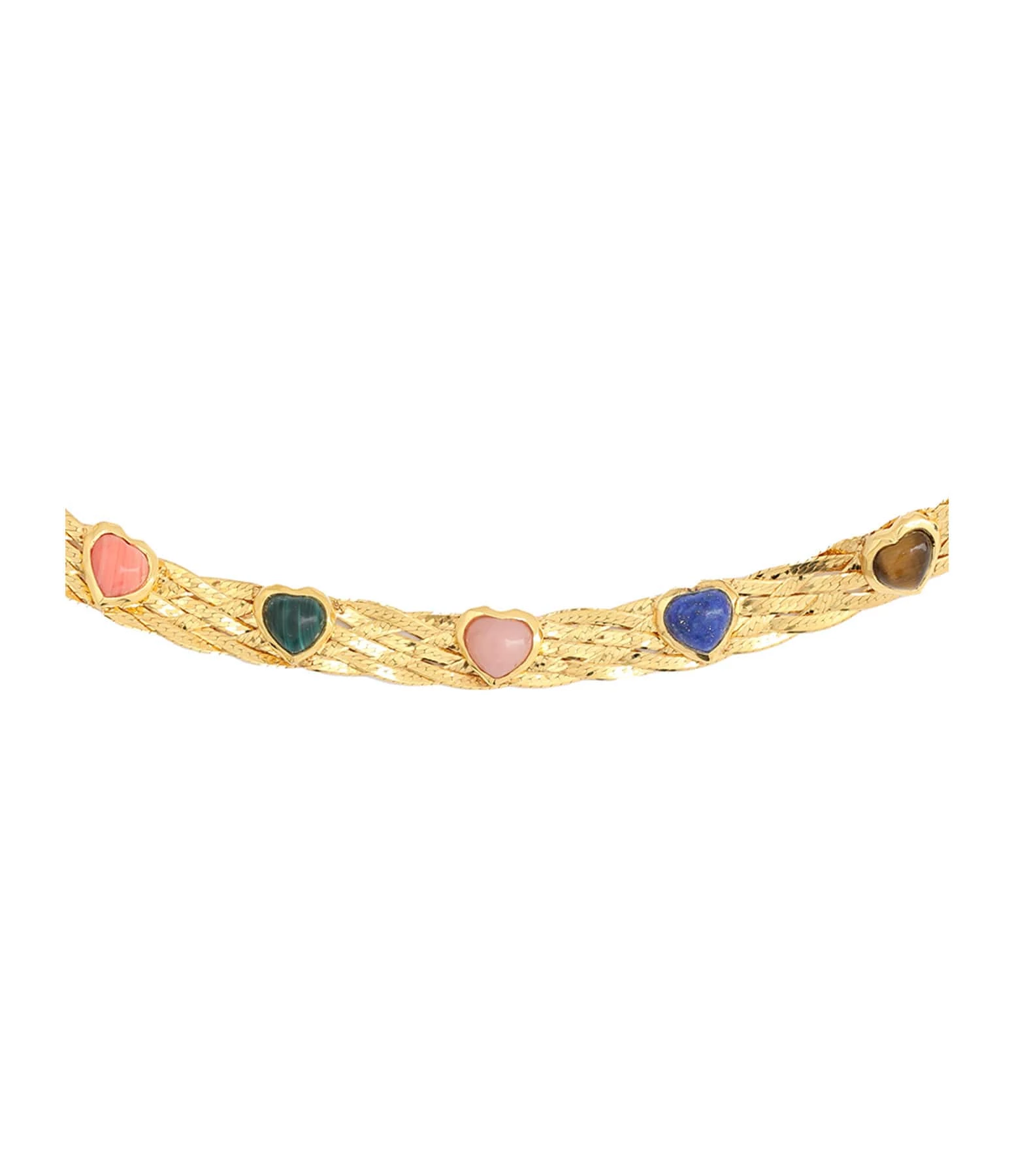 Pamela Love Collier Stefania Pierres Argent Doré 2 Pamela Love Collier Stefania Pierres Argent Doré – Image 2