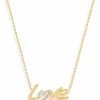 NAVA JOAILLERIE Collier Love O Diamants Or Jaune