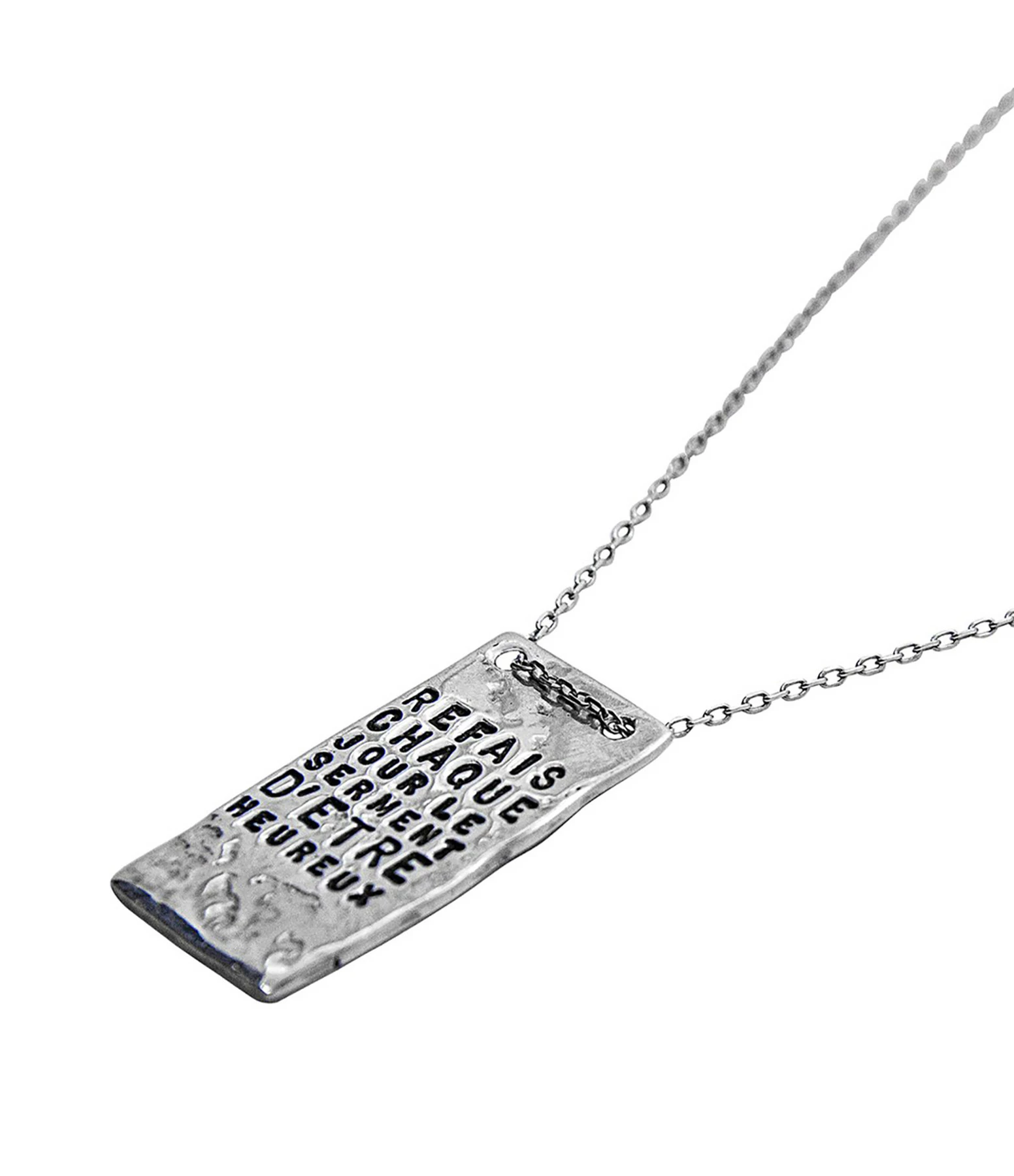 SERGE THORAVAL Sautoir Serment Large Argent 2 SERGE THORAVAL Sautoir Serment Large Argent – Image 2