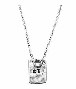 SERGE THORAVAL Sautoir Serment Large Argent 7 SERGE THORAVAL Sautoir Serment Large Argent -COLLIERS Shop pendentif plaque serment 1 3 2048x2048