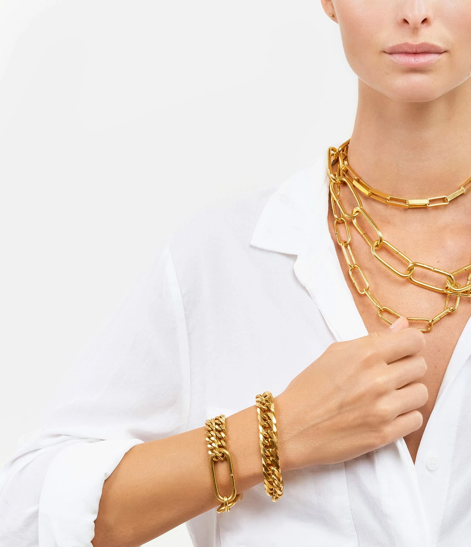 PERRINE TAVERNITI Bracelet Amelot Doré 2 PERRINE TAVERNITI Bracelet Amelot Doré – Image 2