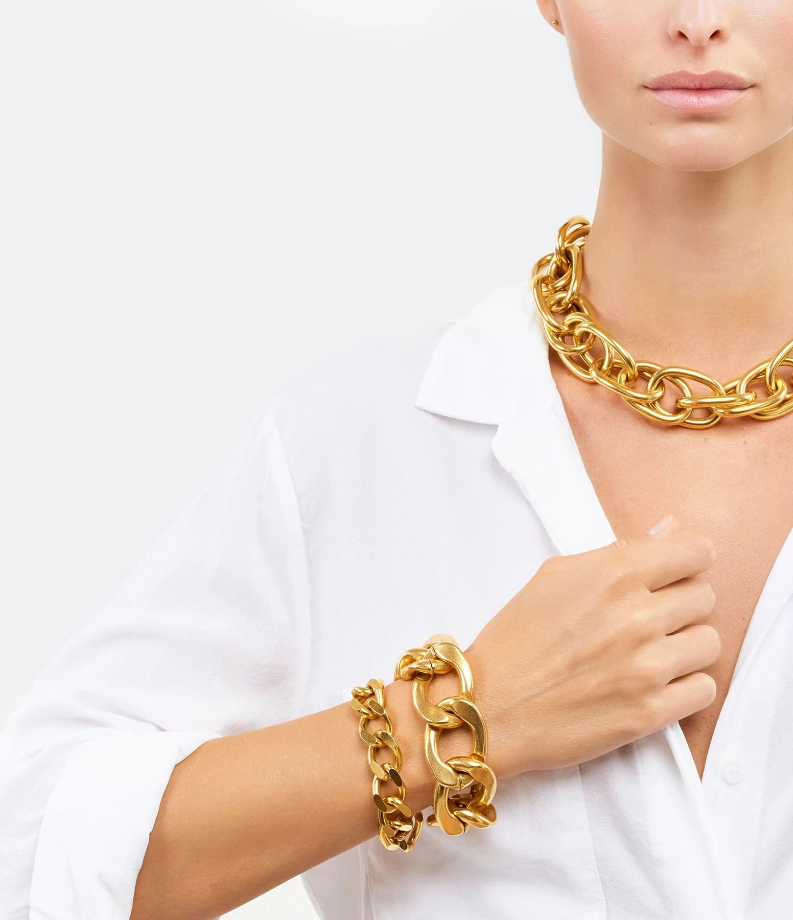 PERRINE TAVERNITI Bracelet Babylone Doré 2 PERRINE TAVERNITI Bracelet Babylone Doré – Image 2