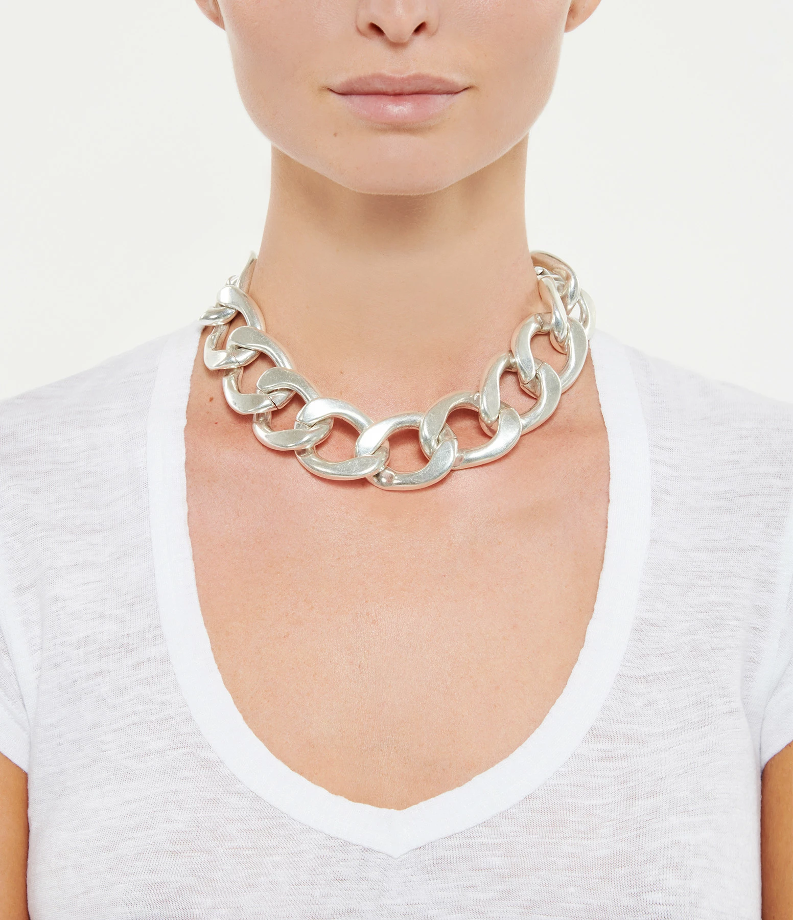 PERRINE TAVERNITI Collier Babylone Argent 2 PERRINE TAVERNITI Collier Babylone Argent – Image 2