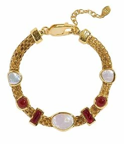 Pamela Love Bracelet Helia Perles Doré