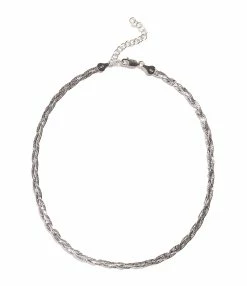 Pamela Love Collier Chevrons Fin Argent