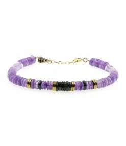 MON PRECIEUX GEM Bracelet Puka Améthyste