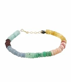 MON PRECIEUX GEM Bracelet Puka Opale Multicolore