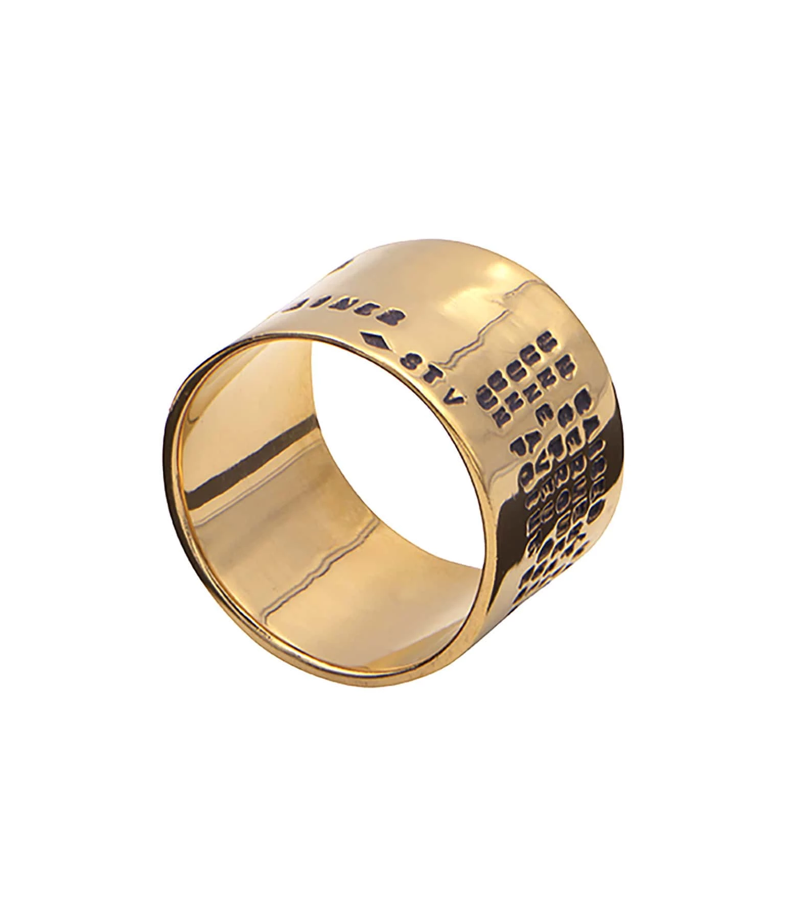 SERGE THORAVAL Bague Edmond Rostand Large Vermeil 4 SERGE THORAVAL Bague Edmond Rostand Large Vermeil – Image 4