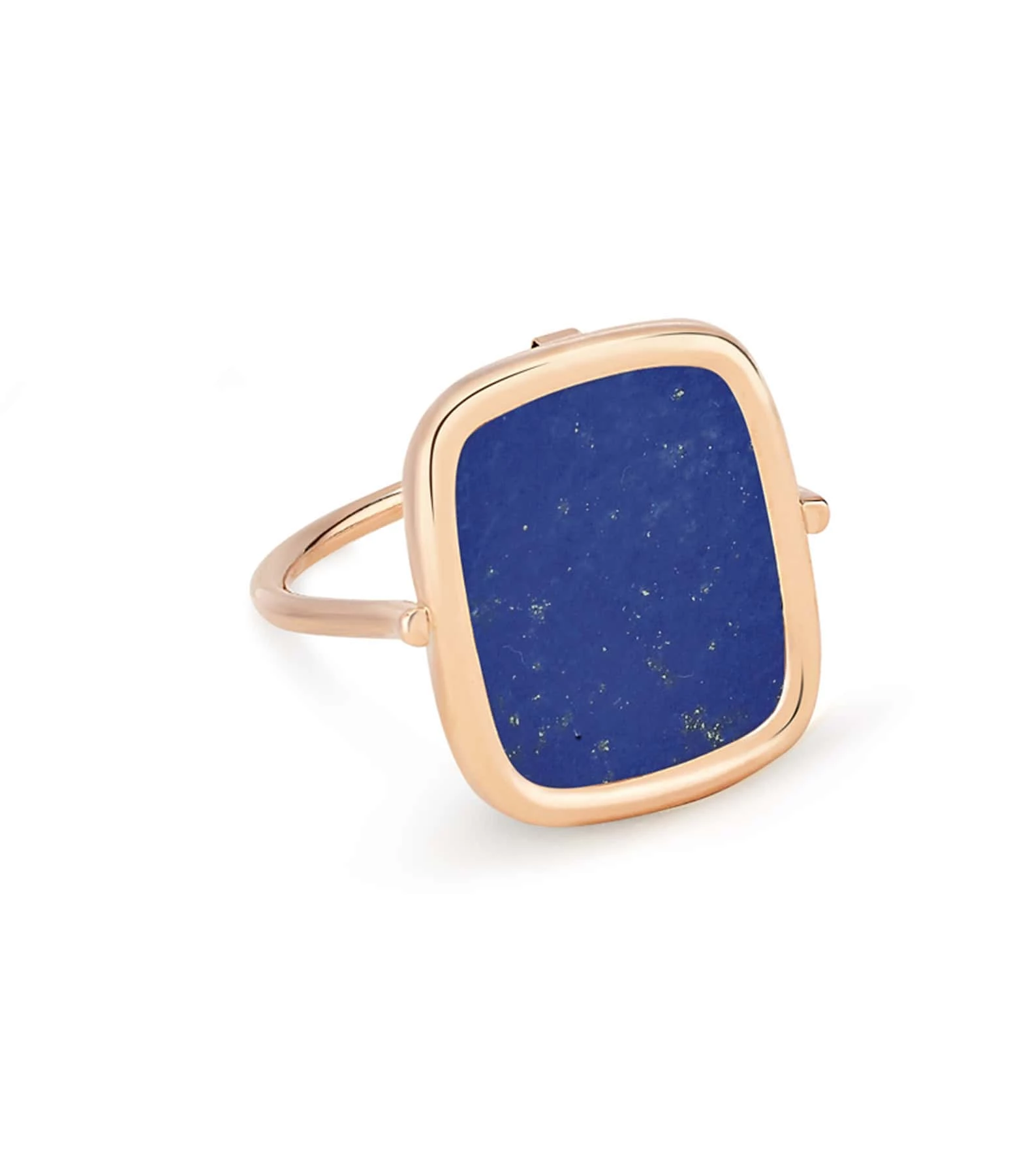 Ginette NY Bague Antique Lapis Or Rose 1 Ginette NY Bague Antique Lapis Or Rose