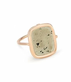 Ginette NY Bague Antique Pyrite Or Rose