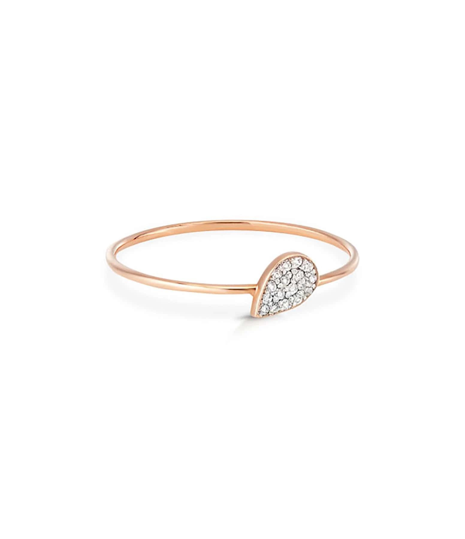 Ginette NY Bague Bliss Diamants Or Rose 1 Ginette NY Bague Bliss Diamants Or Rose