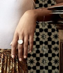 Ginette NY Bague Disc Or Rose Diamants 5 Ginette NY Bague Disc Or Rose Diamants -COLLIERS Shop rdd2 3 1