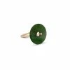 Ginette NY Bague Donut Jade Or Rose