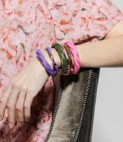 Aurélie Bidermann Jonc Diana Rose Rhodamine, Exclusivité Lulli -COLLIERS Shop re 149 3