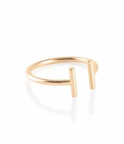 Ginette NY Bague Ouverte Or Rose