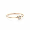 Ginette NY Bague Lonely Diamonds Medium Diamants Or Rose