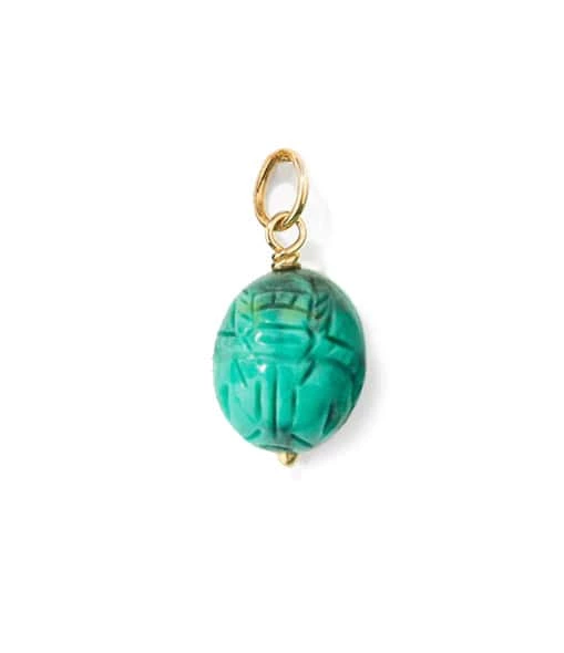 Aurélie Bidermann Pendentif Scarabée Turquoise PM - Joaillerie 1 Aurélie Bidermann Pendentif Scarabée Turquoise PM - Joaillerie