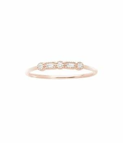 STONE PARIS Bague Simple Serenity Or Diamants -COLLIERS Shop serenity bague or rose et diamants 1