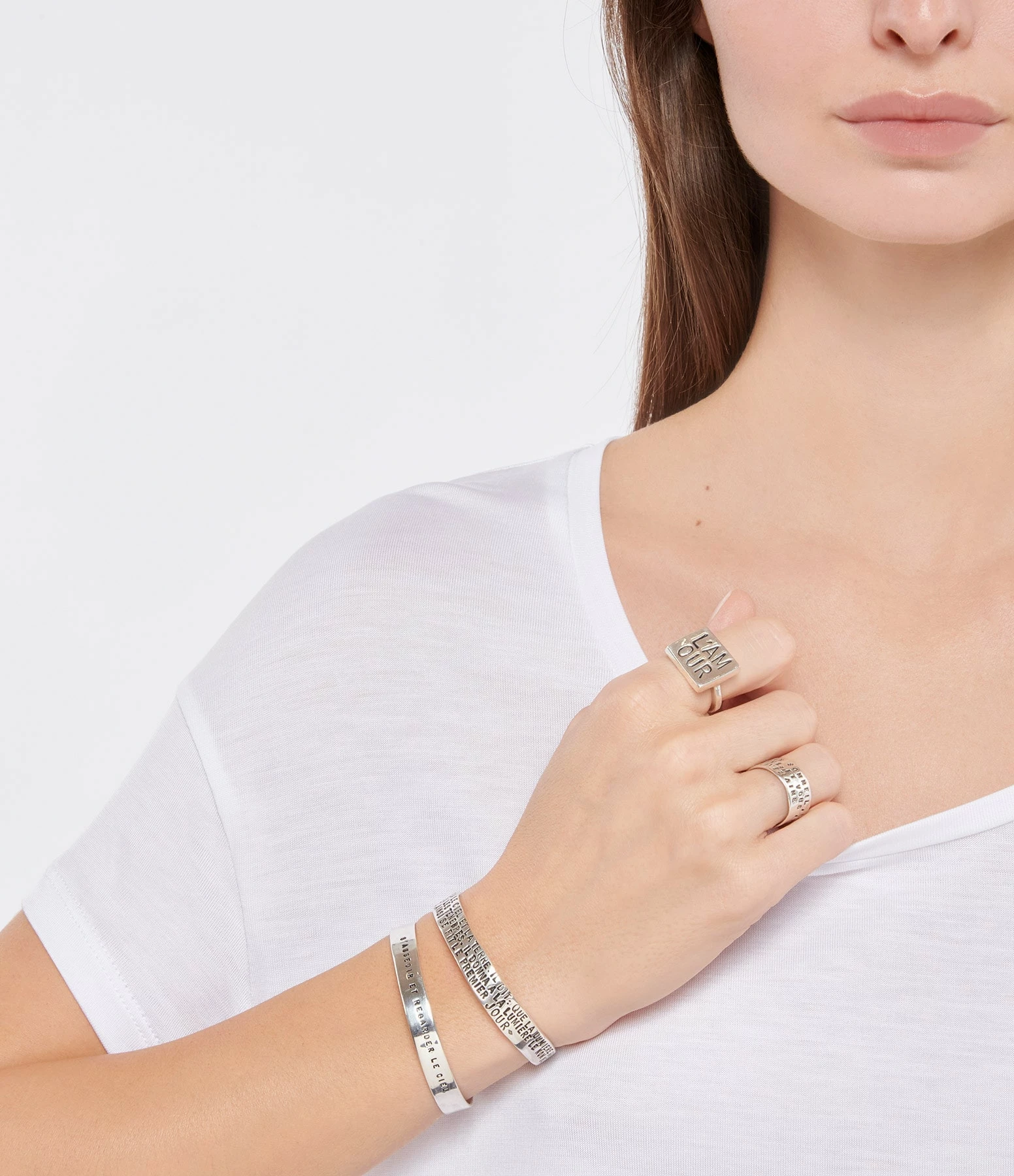 SERGE THORAVAL Jonc S'asseoir Et Regarder Le Ciel Argent 2 SERGE THORAVAL Jonc S'asseoir Et Regarder Le Ciel Argent – Image 2