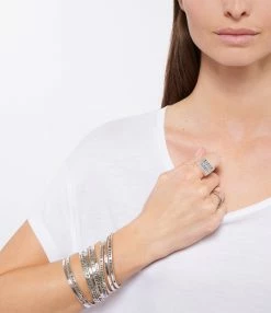 SERGE THORAVAL Manchette Edmond Rostand Rangs Fins Argent -COLLIERS Shop serge look20220302 359