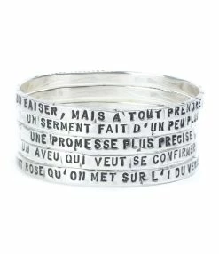 SERGE THORAVAL Manchette Edmond Rostand Rangs Épais Argent