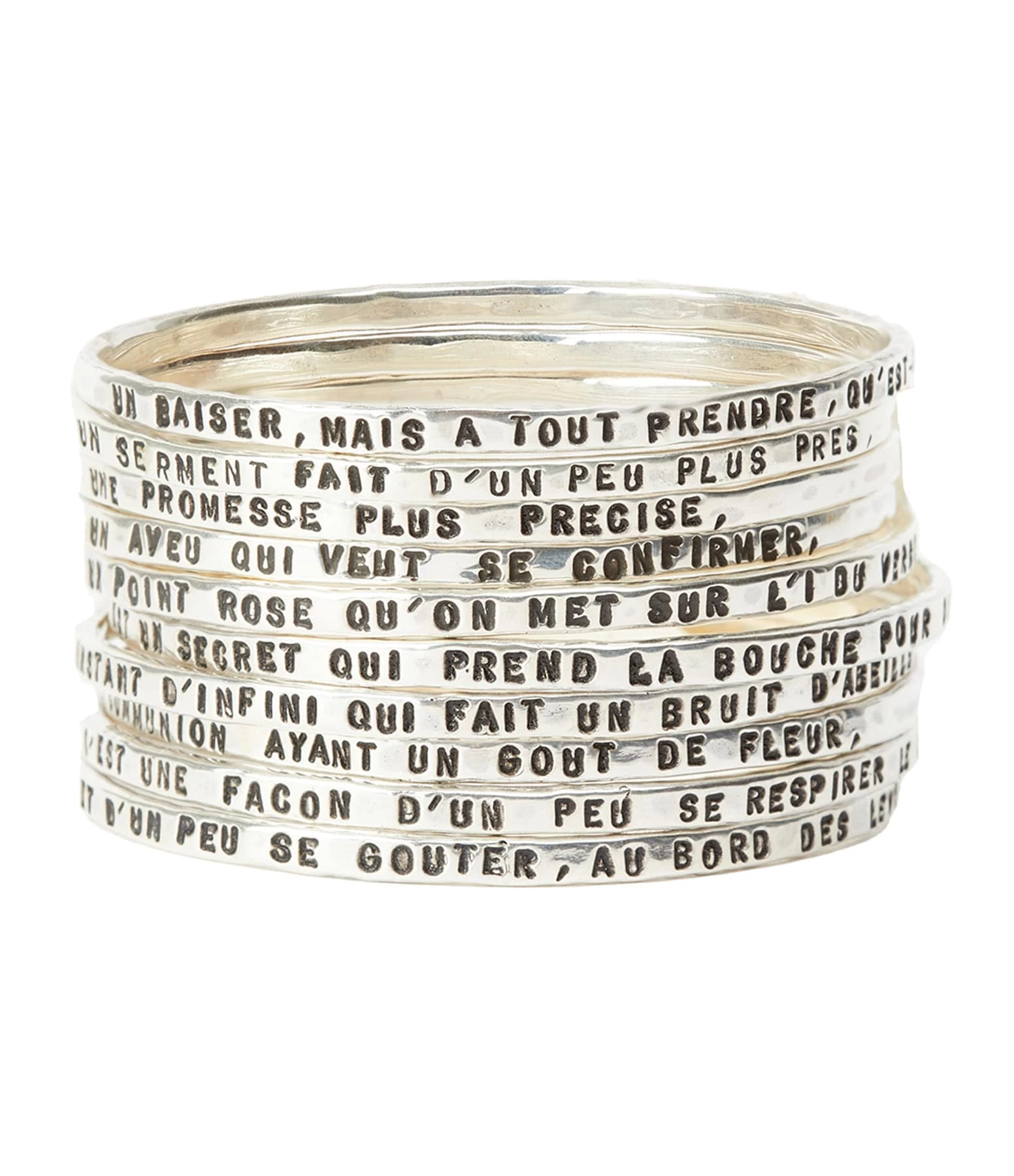 SERGE THORAVAL Manchette Edmond Rostand 10 Rangs Argent 1 SERGE THORAVAL Manchette Edmond Rostand 10 Rangs Argent