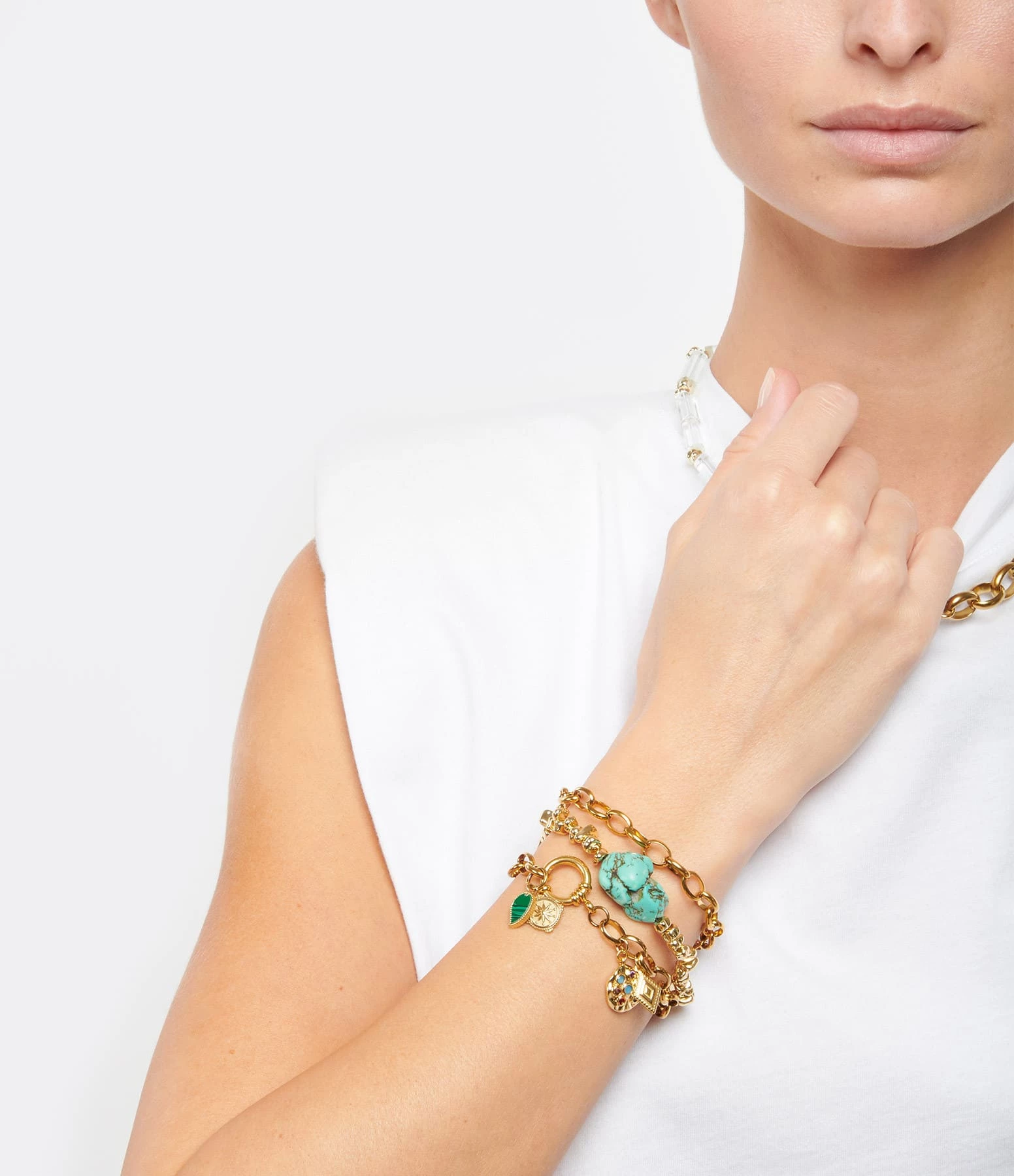 SHAKER JEWELS Bracelet Aix Argent Doré 2 SHAKER JEWELS Bracelet Aix Argent Doré – Image 2