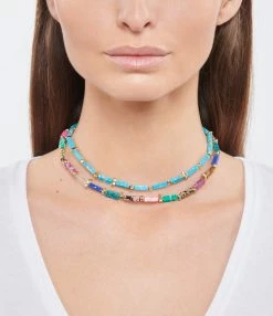 SHAKER JEWELS Collier Cosmos Jaspe Multicolore Hématite -COLLIERS Shop shake look20220103 137 1