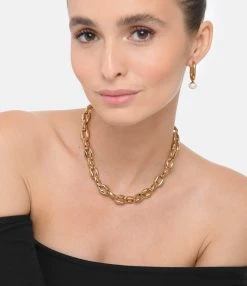 SHAKER JEWELS Boucles D'oreilles Perles D'Eau Douce Doré -COLLIERS Shop shake look20221223 206