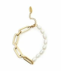 SHAKER JEWELS Bracelet Iris Perles Argent Doré