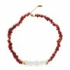 SHAKER JEWELS Collier Stones Corail Quartz