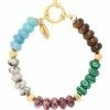 SHAKER JEWELS Bracelet Jula Pierres Naturelles Doré