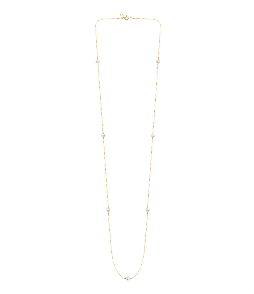 CHARLET Sautoir Massilia Perles D'Eau Douce Or Jaune 2 CHARLET Sautoir Massilia Perles D'Eau Douce Or Jaune – Image 2