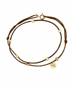 LSONGE Bracelet Double Cordon Sublime 7 Pépites Or