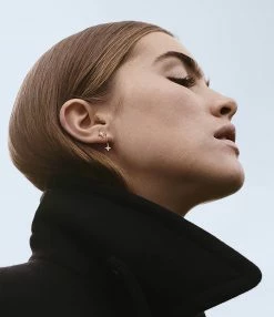 STONE PARIS Boucle D'oreille Bouton Stella Diamants Or Noir (vendue à L'unité) -COLLIERS Shop stone paris43430202