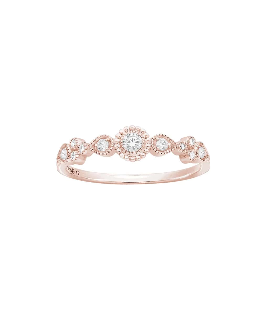 STONE PARIS Bague Simple Swan Or Diamants 5 STONE PARIS Bague Simple Swan Or Diamants – Image 5