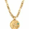 GOOSSENS PARIS Collier Talisman Astro Sagittaire Turquoise