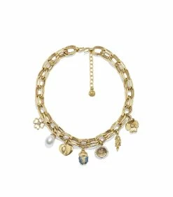 GOOSSENS PARIS Collier Talisman Cristal De Roche Naturel