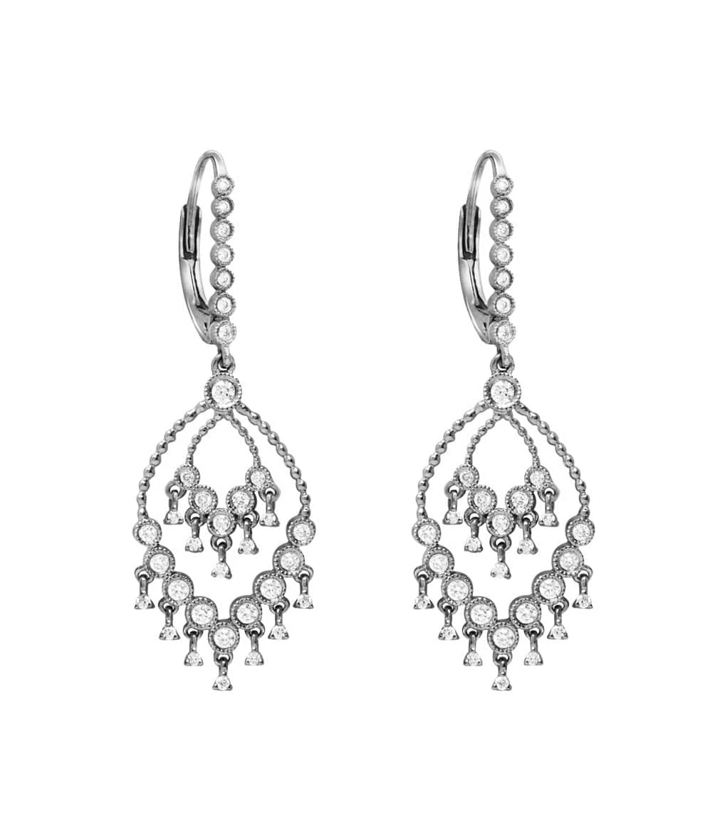 STONE PARIS Boucles D'oreilles Talitha Dormeuses Diamants 2 STONE PARIS Boucles D'oreilles Talitha Dormeuses Diamants – Image 2