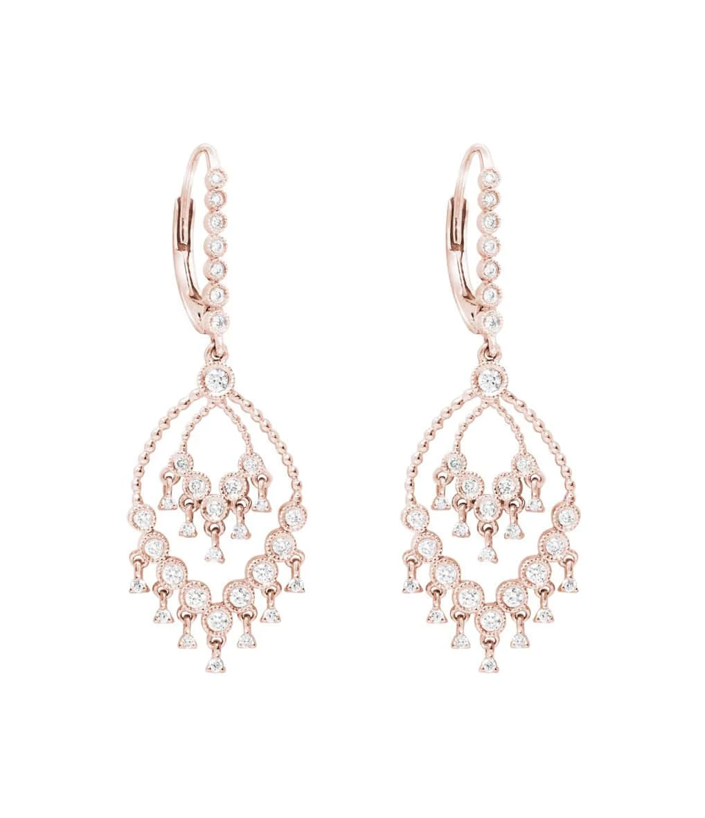STONE PARIS Boucles D'oreilles Talitha Dormeuses Diamants 4 STONE PARIS Boucles D'oreilles Talitha Dormeuses Diamants – Image 4