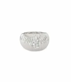 TITYARAVY Bague Prema Topaze Blanche Argent