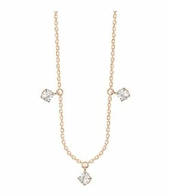 VANRYCKE Collier Stardust 3 Diamants Or Rose