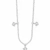 VANRYCKE Collier Stardust 3 Diamants Or Blanc
