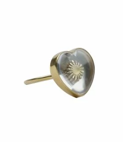 VADI JEWELS Bague Petit Cœur Cristal