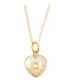 VADI JEWELS Collier Mini Cœur Cristal