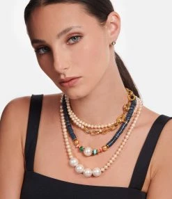 VADI JEWELS Sautoir Mama Perles Saumon, Exclusivité Lulli -COLLIERS Shop vadis look20221123 197