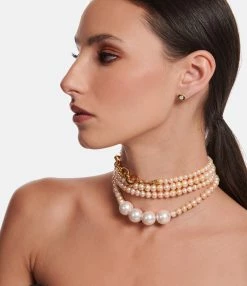 VADI JEWELS Sautoir Mama Perles Saumon, Exclusivité Lulli -COLLIERS Shop vadis look20221123 217