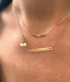 VANRYCKE Collier Stardust Rainbow Or Rose Saphirs Tsavorite 7 VANRYCKE Collier Stardust Rainbow Or Rose Saphirs Tsavorite -COLLIERS Shop vanry look20220420 27