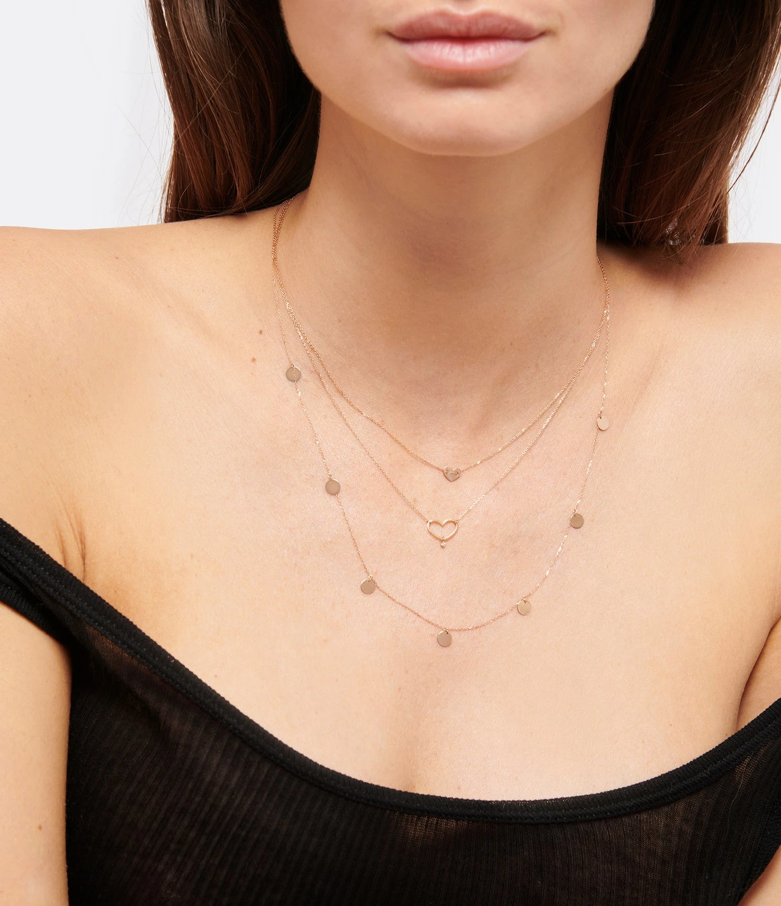 VANRYCKE Collier Angie PM Diamant Or Rose 4 VANRYCKE Collier Angie PM Diamant Or Rose – Image 4